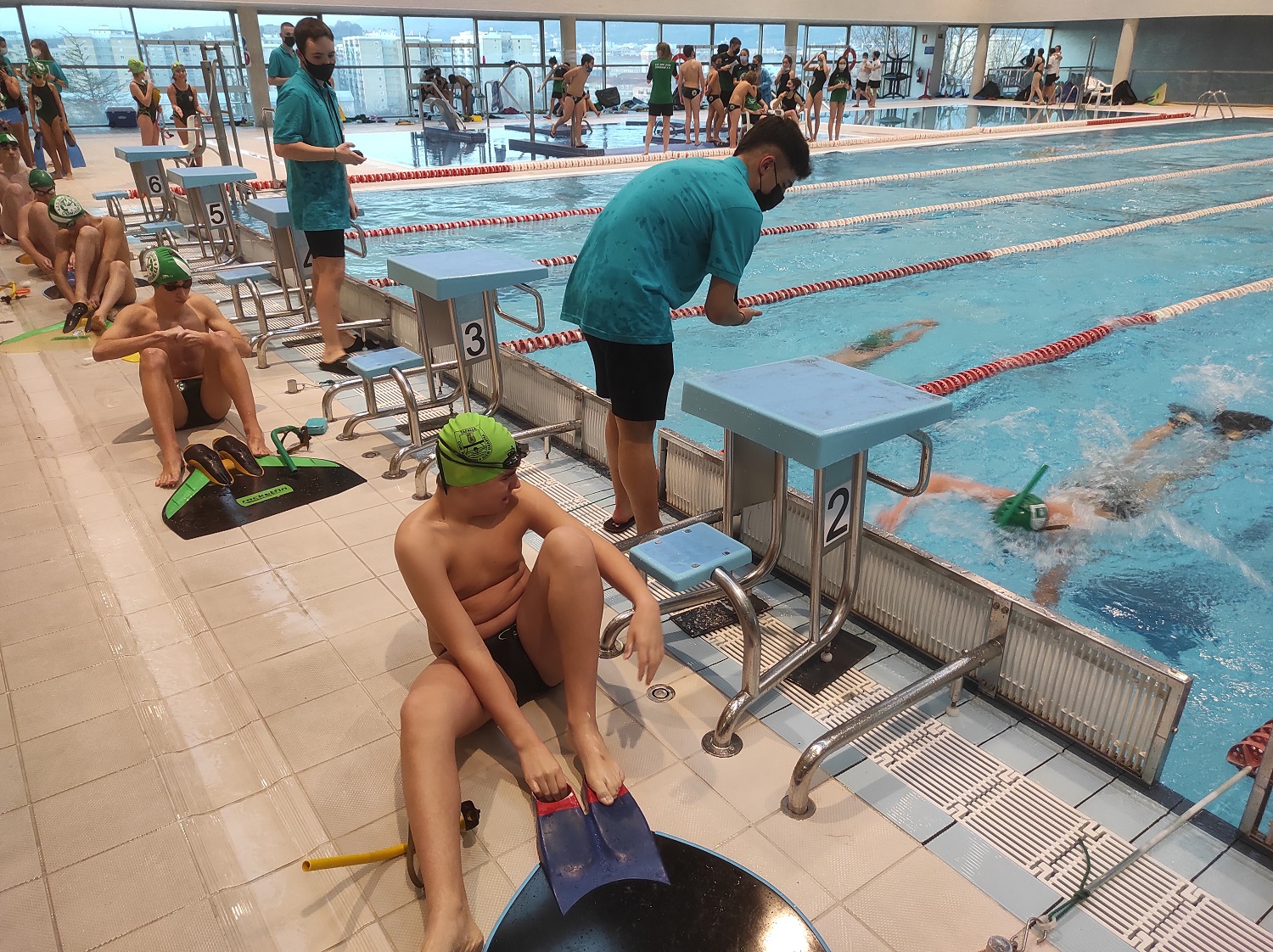 Celebrada la primera jornada de los JDN de nataci&oacute;n con aletas